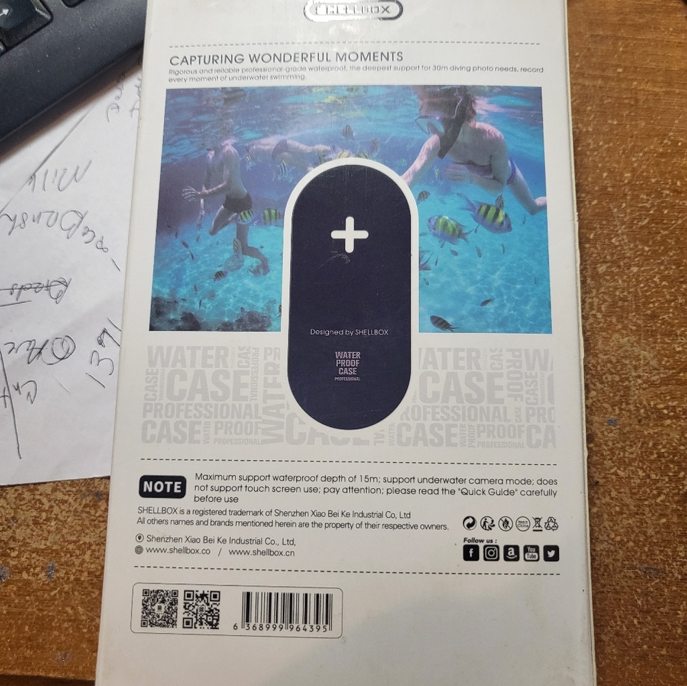 Shellbox diving waterproof case - Picture 3 of 7